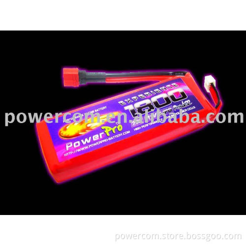 11.1v 1800mAh 25C Flight LiPo Pack